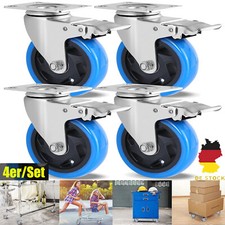 4er Set Schwerlastrollen mit