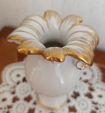 ⭐ KPM-Berlin⭐Antik⭐Vase In Weiß mit Gold Dekor⭐