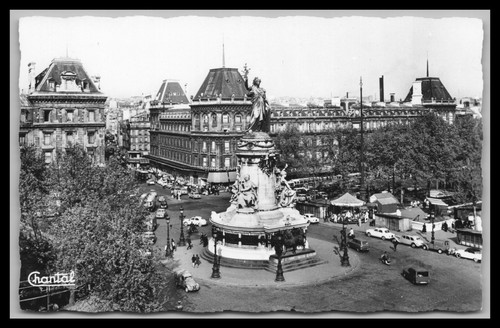 Ansichtskarte paris place - paris, /