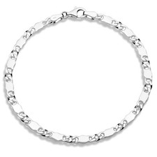 Panzer-Plattenarmband 4mm