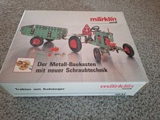 Märklin Metall 1031 Neu OVP Metallbaukasten OVP Traktor mit Anhänger