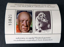 Polen 1981, Picasso Block mit durchbalkter Wertangabe, **/MNH, Bl.84ND, ME 100,-