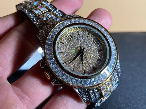 Iced out armbanduhr von - armbanduhr,