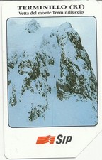 alte SIP - Telefonkarte " TERMINILLO " aus ITALIEN