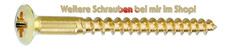 Holzschrauben Messing 3,0-6,0