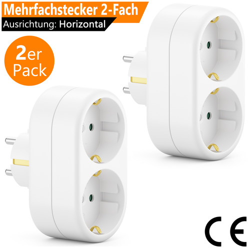 Doppelstecker - 2x,
