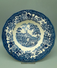Royal Worcester 1790 Avon Scenes Palissy blau 1 Suppenteller 23 cm sehr gut
