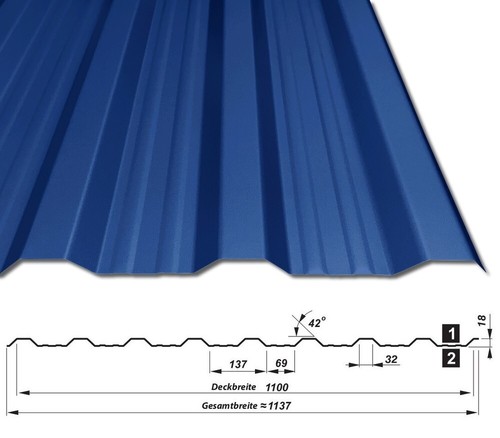 Trapezblech dachplatten 5mm - trapezblech,