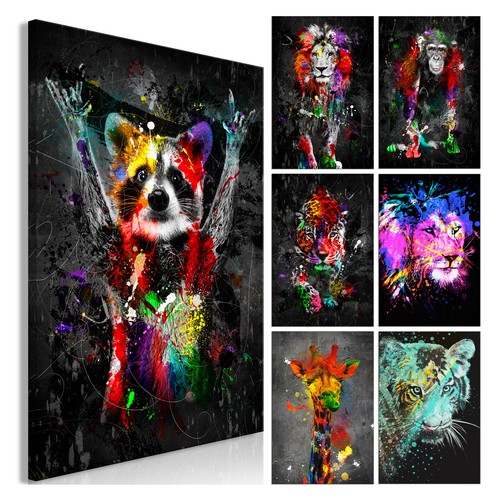 Tiere abstrakt bunt vlies - abstrakt,