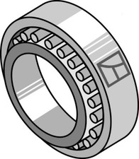 Kegelrollenlager Ø62