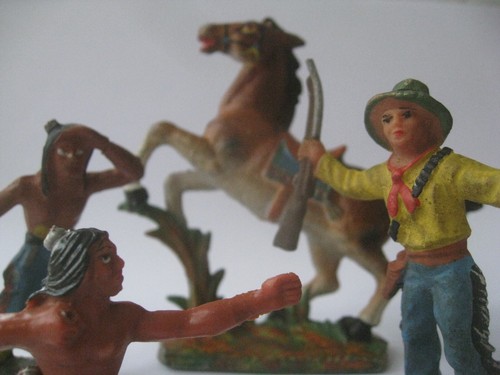 Ddr indianer cowboy figuren - cowboy,