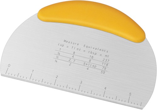 Teigschaber edelstahl 16cm - 16cm, mit