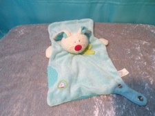 Schmusetuch  - Haba   / Hase / mit Beißplatte und Druckknopfaufhängung