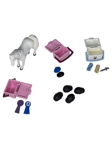 Schleich pferde zubehör set - pferde,