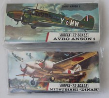 Flugzeug Modellbausatz 1:72 Airfix Sammlung  AVRO Anson 1 + Mitsubishi DINAH