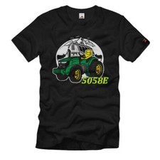 John 5058E Kompakttraktor Bauer Farmer Hirsch Bauernhof Farm T-Shirt #38988