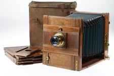 Holzkamera 18x24 mit Goerz