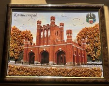 Bernsteinbild, Bild mit echtem