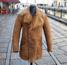 Herren Lammfell ledermantel