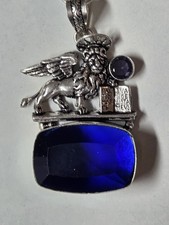 925 Silber Anhänger Löwe mit