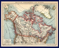 Landkarte anno 1906 canada - landkarte,