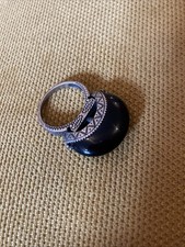 Ring Silber mit Onyx, Tuareg