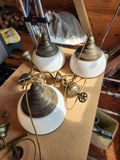 3  Barlampen Messing.