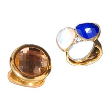 2 Edelstahlringe Neuwertig