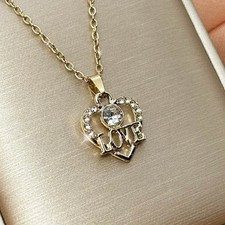 Halskette Herz Anhänger Gold