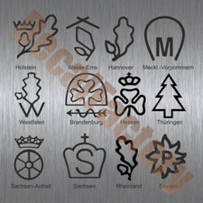 Aufkleber Brandzeichen Pony 10cm Pferde Wappen (Auto, Wandtattoo,...)