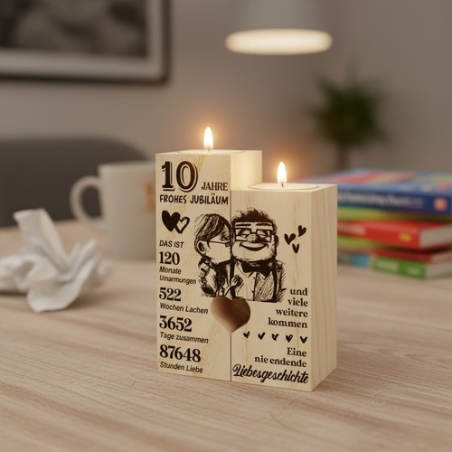 Kerzenhalter holz - kerzenhalter,