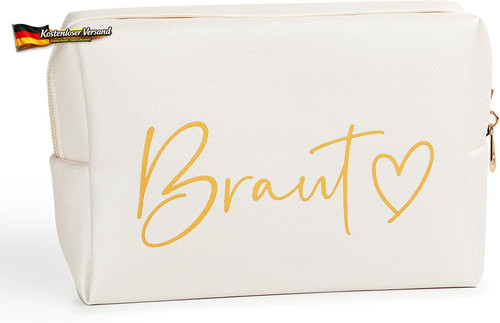Kosmetiktasche für braut aus - kosmetiktasche,
