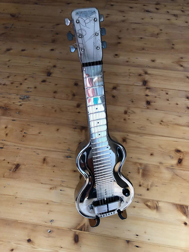 Rickenbacker silver hawaiian - hawaiian,