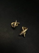 750 Gold Ohrringe Ohrclip mit 0,30 Karat Brillant  15,9 Gramm  Gelbgold 18 Kt 💎