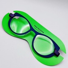 Theo Brille Damen oval blau