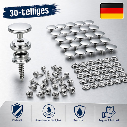 Edelstahl druckknopf schraube - druckknopf,