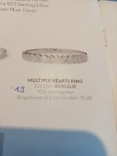 Echtschmuck Sterlingsilber Ring Von PIPPA & JEAN Größe 19