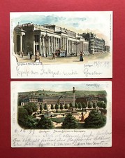 2 x Litho AK STUTTGART 1899