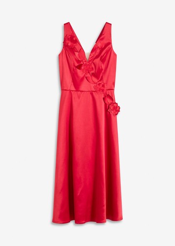 Midikleid aus glänzendem