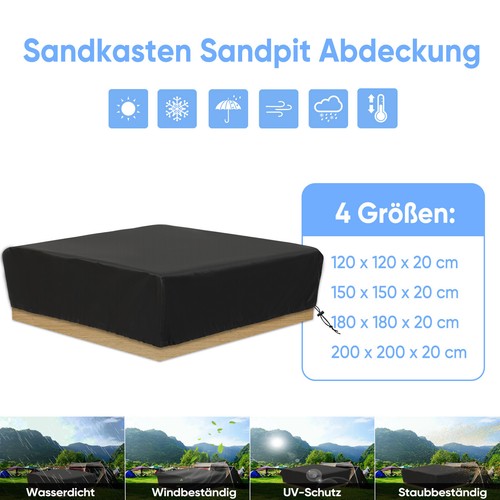 Größe sandkastenplane - 4,