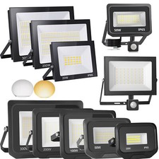 LED Fluter Außen Strahler Scheinwerfer 10W 20W 30W 50W 100W 200W 300W 500W IP65