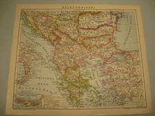 Balkan Halbinsel mit