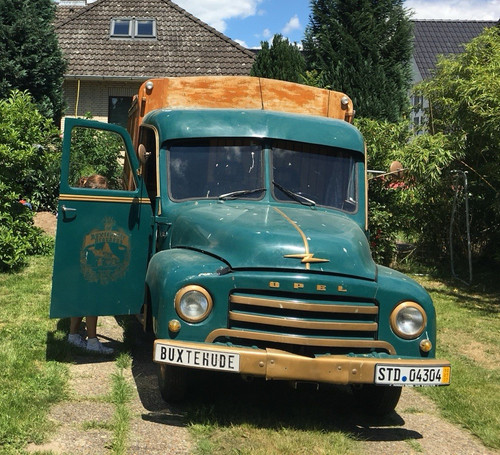 Opel lkw holzaufbau - opel,