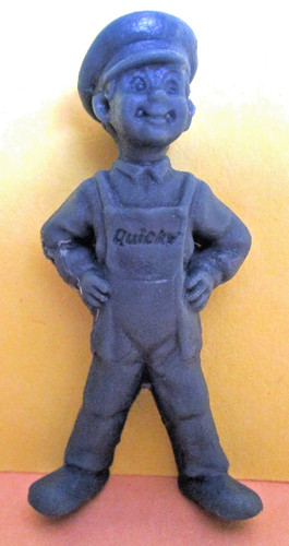 Werbefigur quicky tankwart - -,