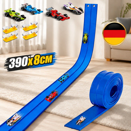 Flexible autorennbahn autos - flexible,
