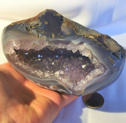 Amethyst geode druse - amethyst,