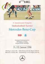 Fussball-Programmheft  93/94   Hallen-Turnier    VfB, HSV, SGE, Köln, FCN, KSC