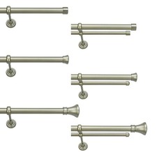 Gardinenstange Chrom-Matt 25mm