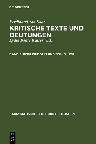 Herr fridolin und sein - sein, glück