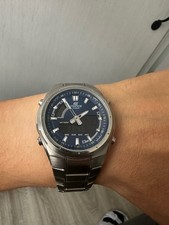 CASIO Hochwertige massive Edifice Analog Digital EFA-129 Vollfunktionsfähig Top